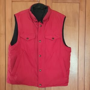 Polo Ralph Lauren Reversible Black Red Vest Xlarge